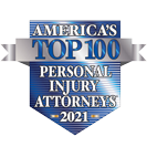 Rated Top 100 Injury Lawyers 2021 Badge