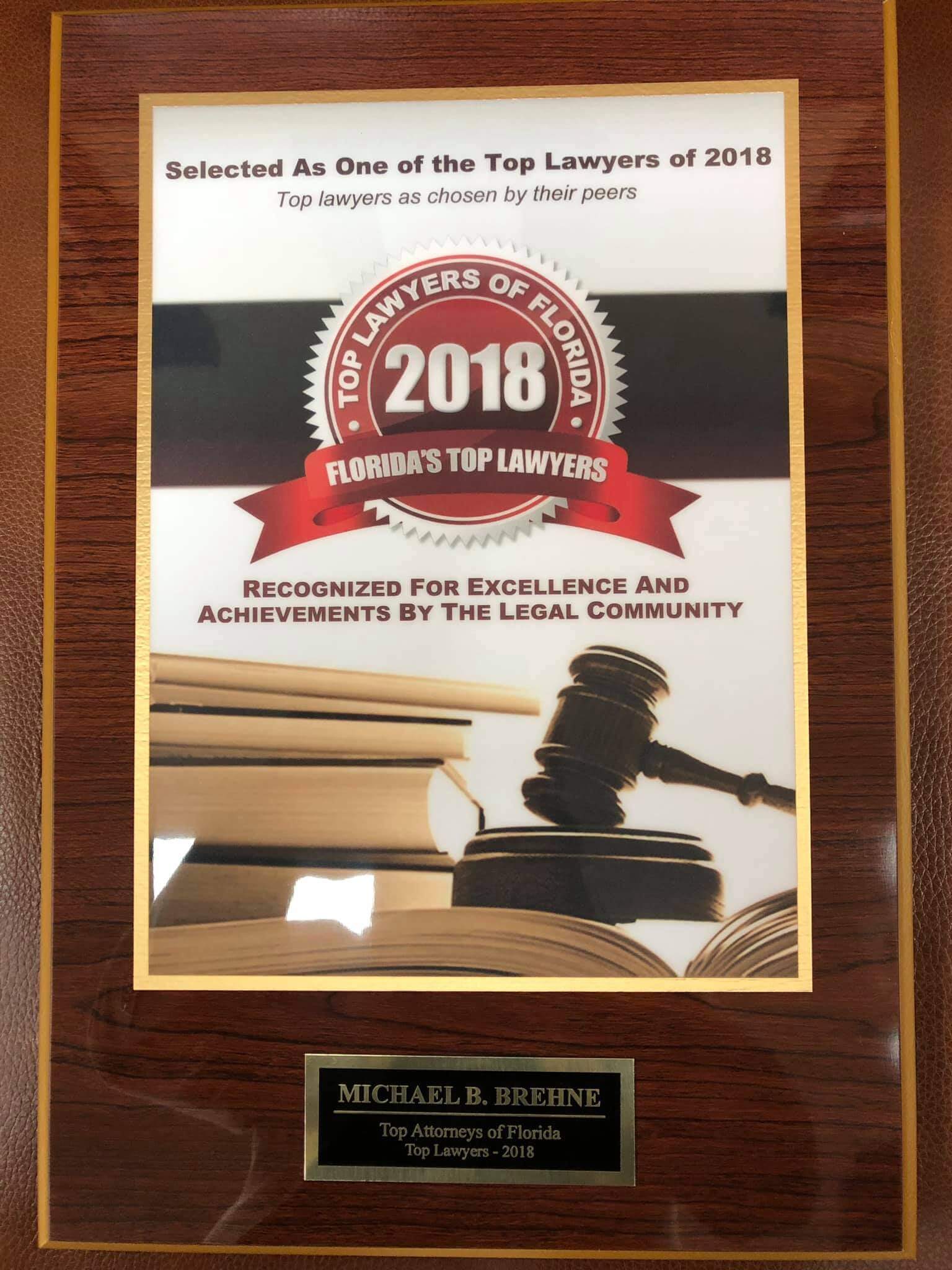 Personal Injury Lawyer Receives Award