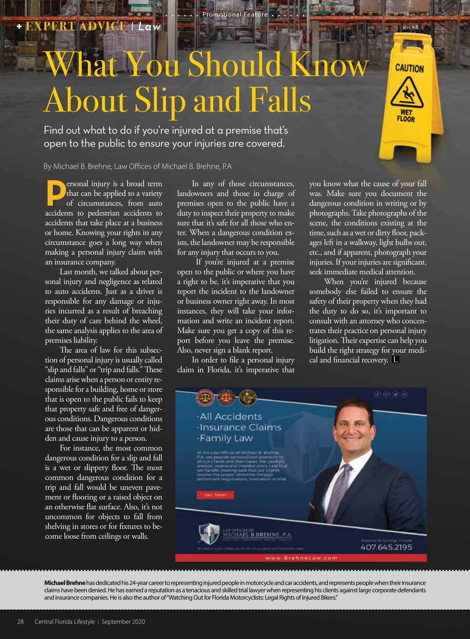 What You Should Know About Slip & Falls